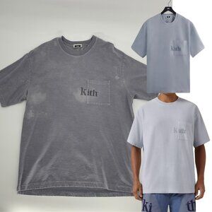 KITH Quinn Tee T-Shirt, Light Indigo - Sz L